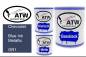 Preview: Chevrolet, Blue Ink Metallic, GR1: 1L Lackdose + 1L Klarlack + 500ml Härter - Set, von ATW Autoteile West.
